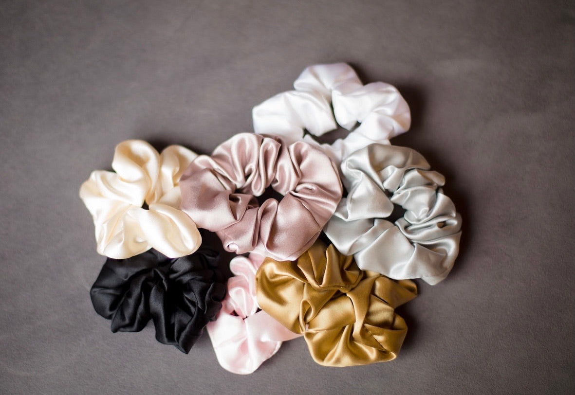 MULBERRY SILK SCRUNCHIES