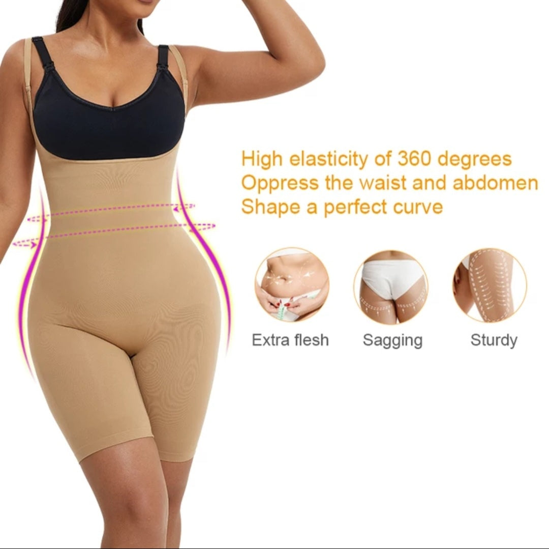 SEAMLESS HIGH-WAISTED MID-THIGH SHORT